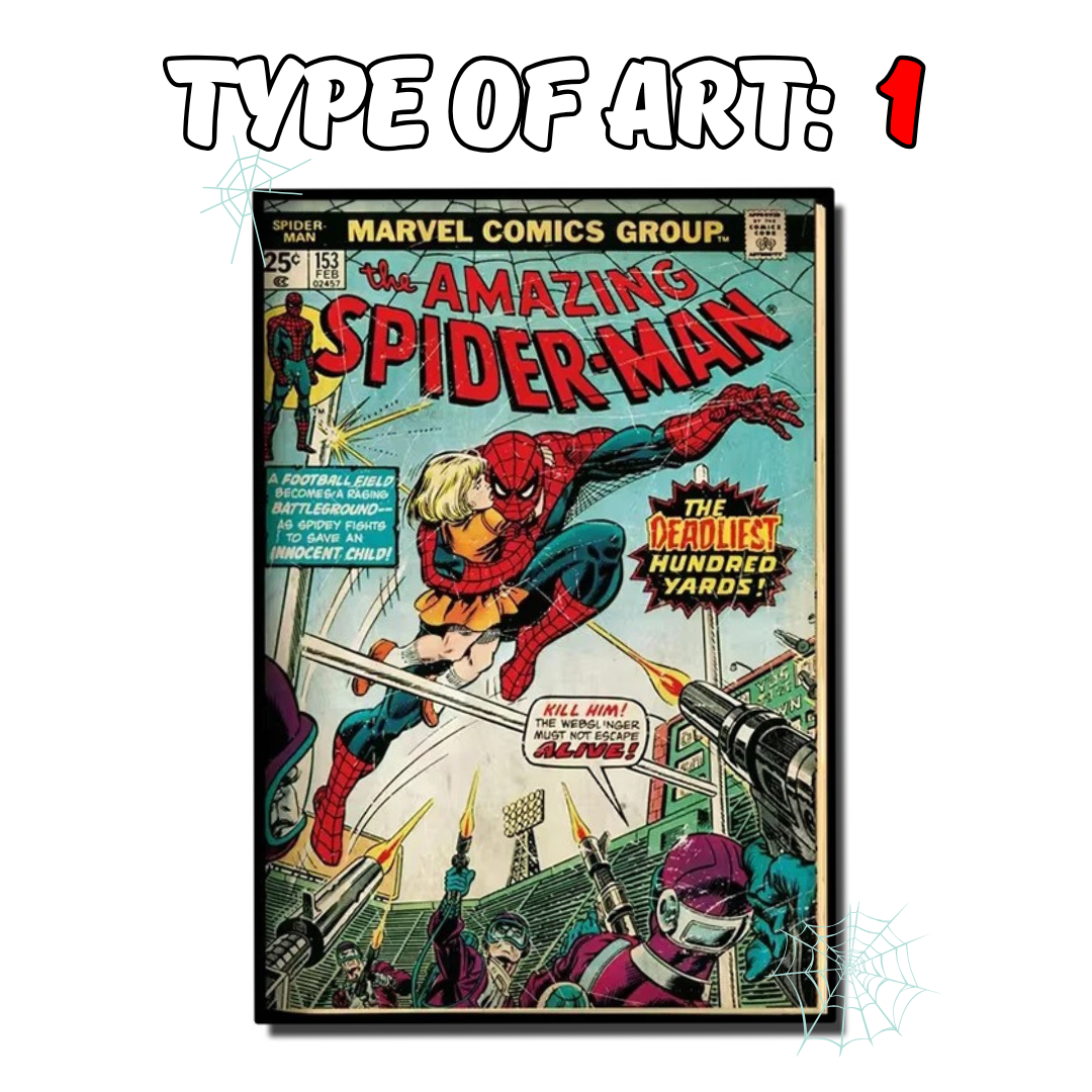 Retro Comic Style Canvas