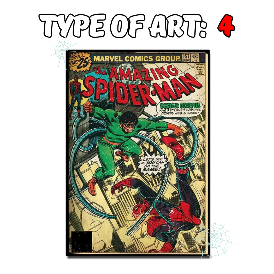 Retro Comic Style Canvas
