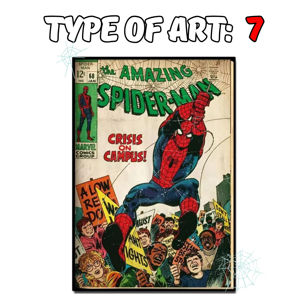 Retro Comic Style Canvas