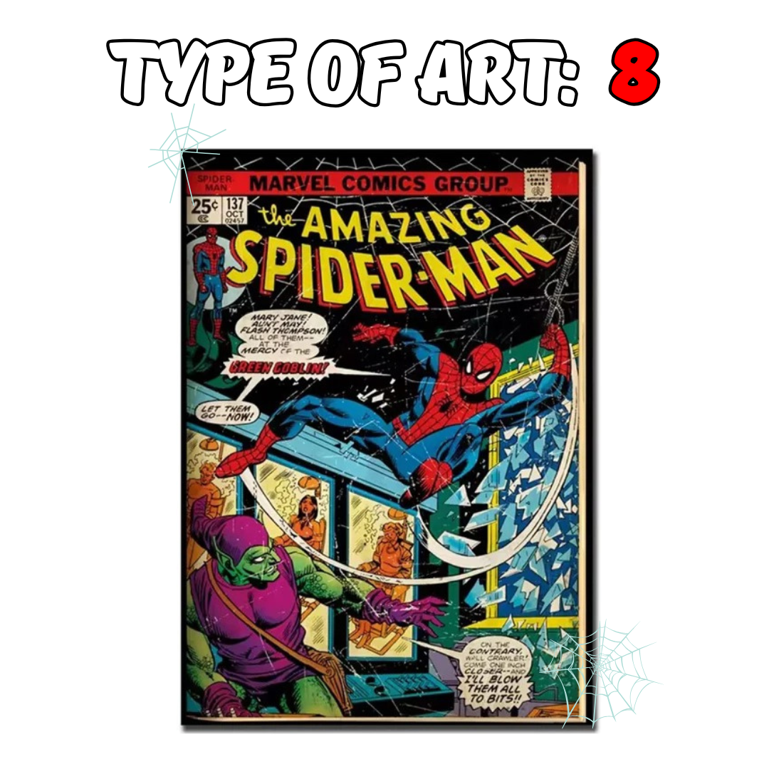 Retro Comic Style Canvas