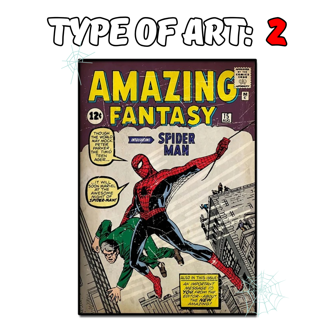 Retro Comic Style Canvas