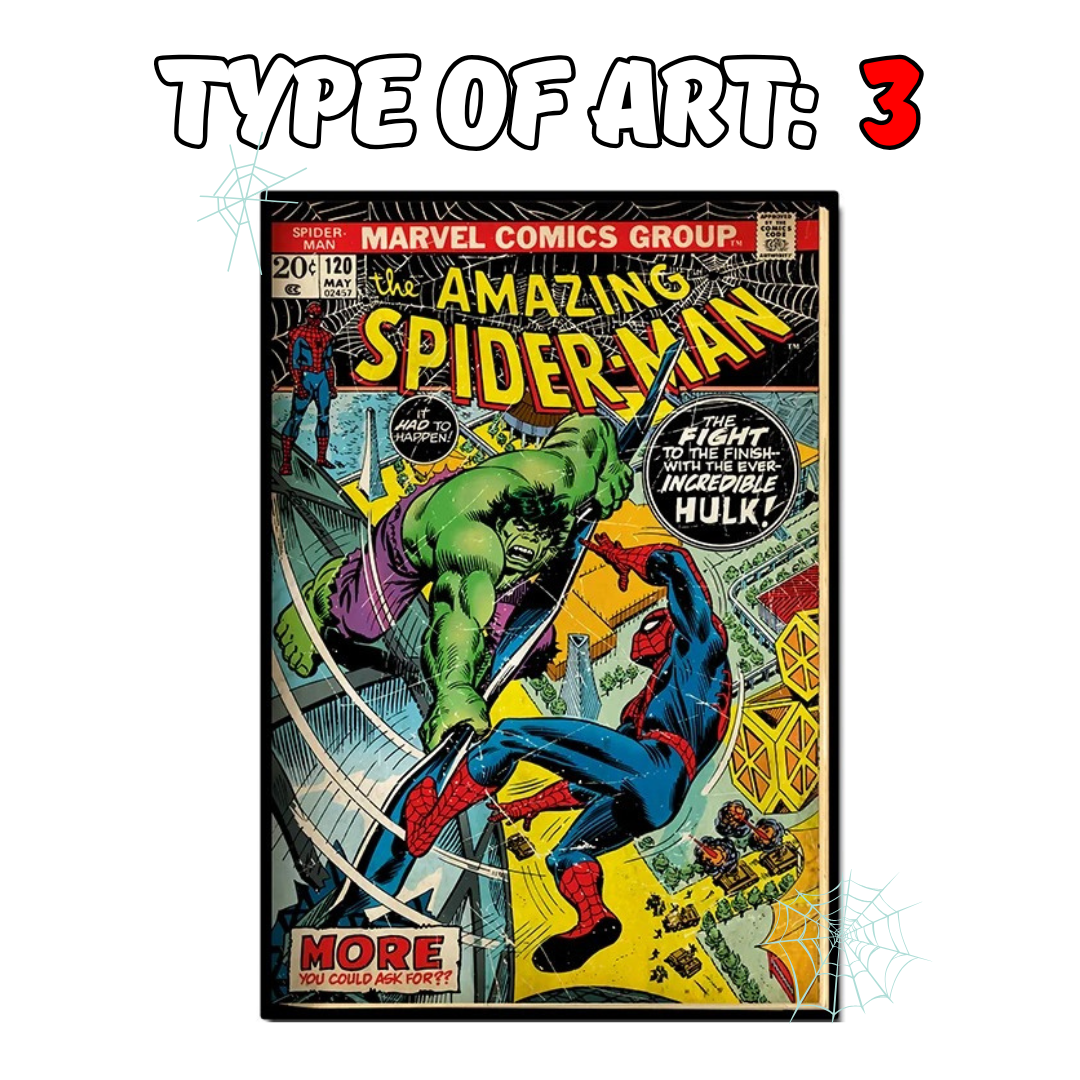 Retro Comic Style Canvas