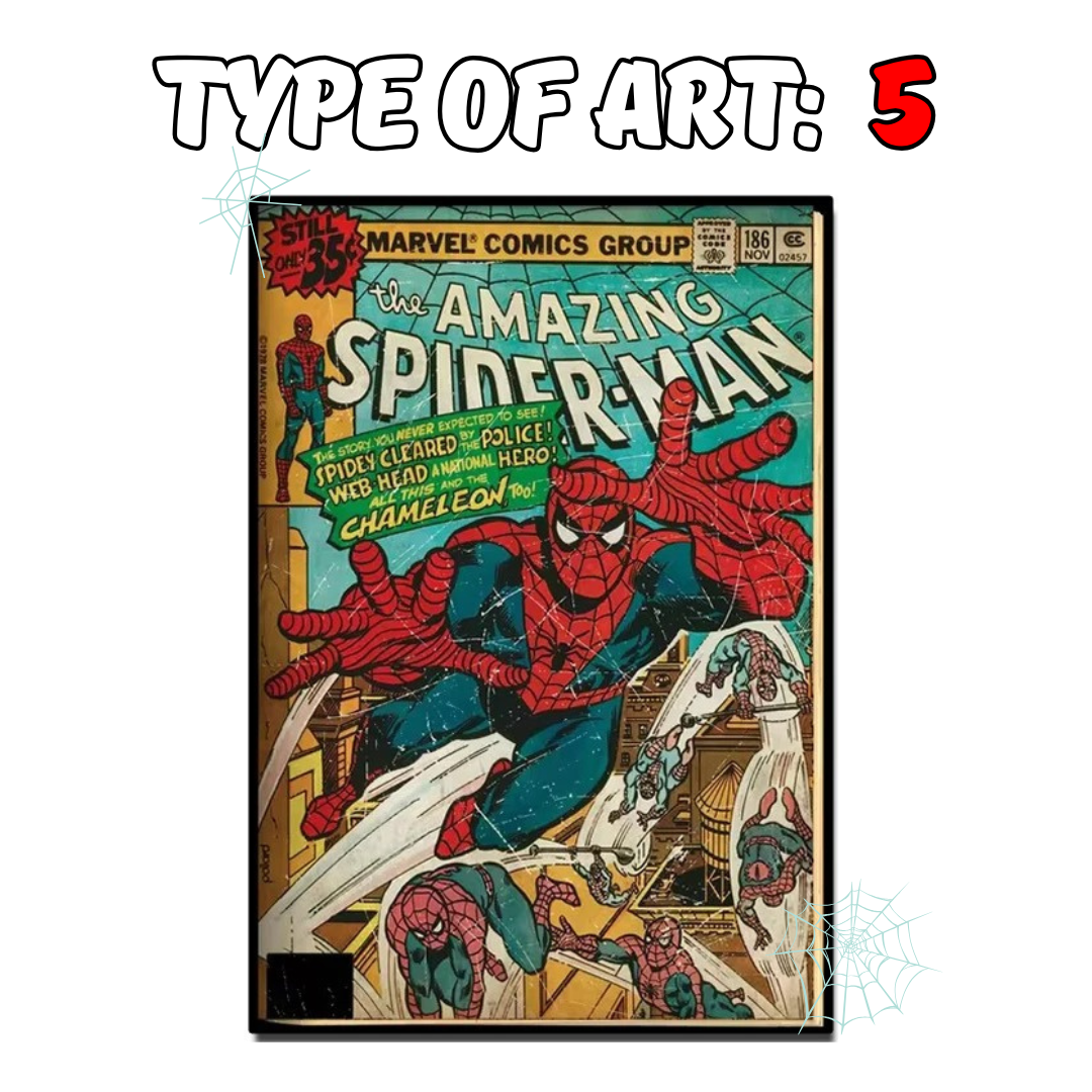 Retro Comic Style Canvas