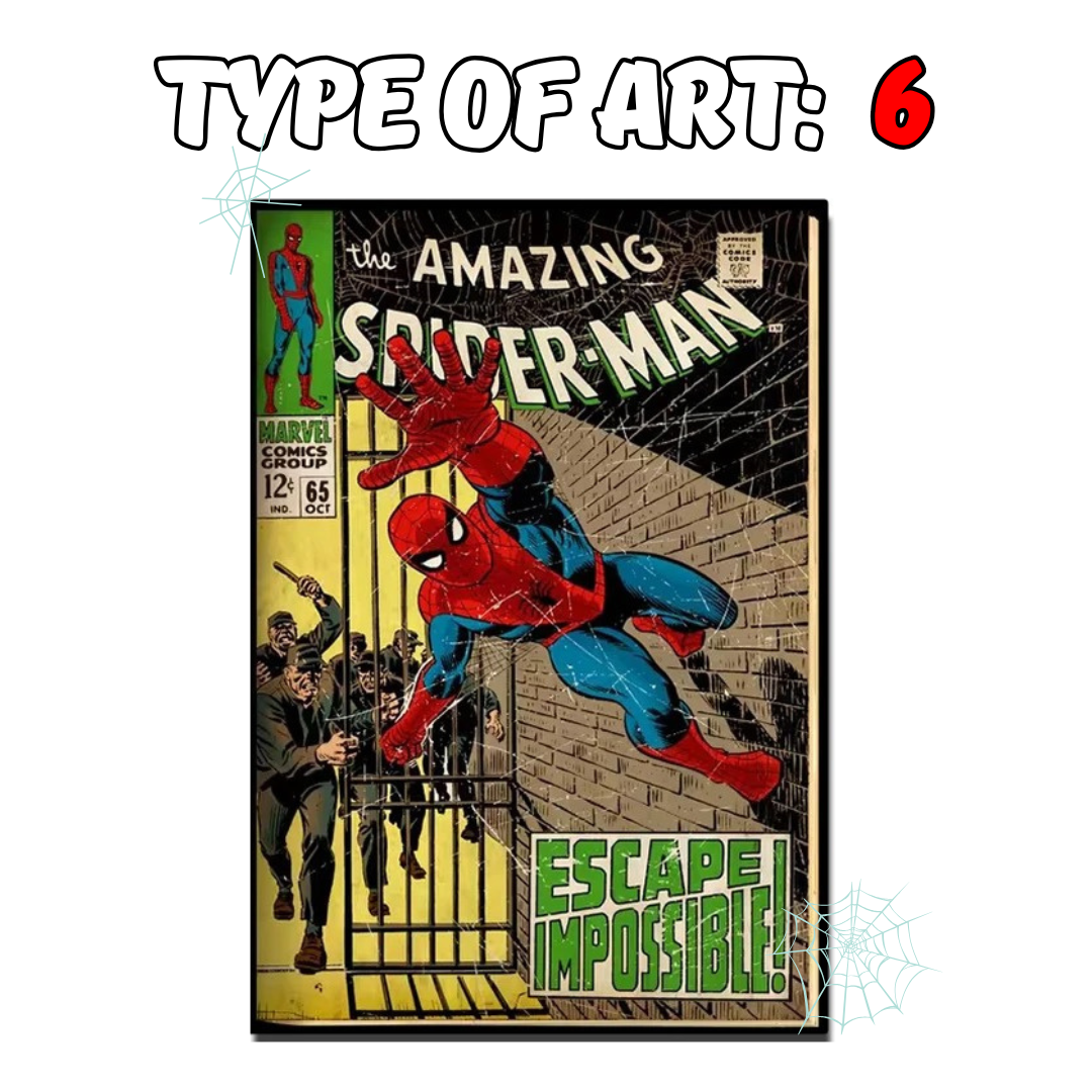 Retro Comic Style Canvas